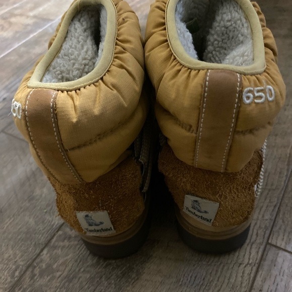 Timberland 650 Leather Fleece Boots Women’s Size 6 - Picture 2 of 5